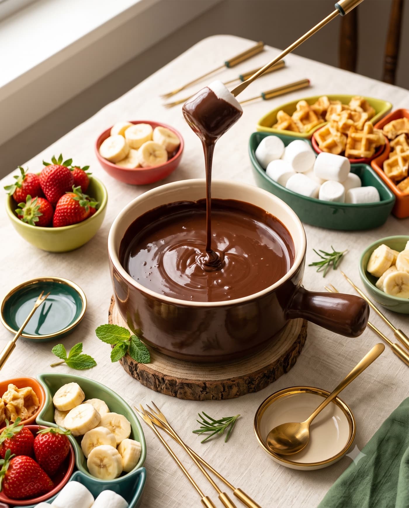 Chocolate fondue