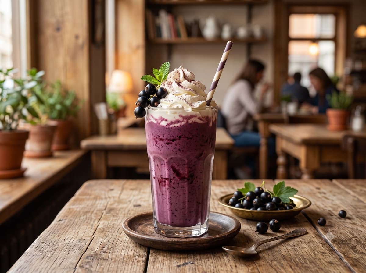 Black Currant Milkshake